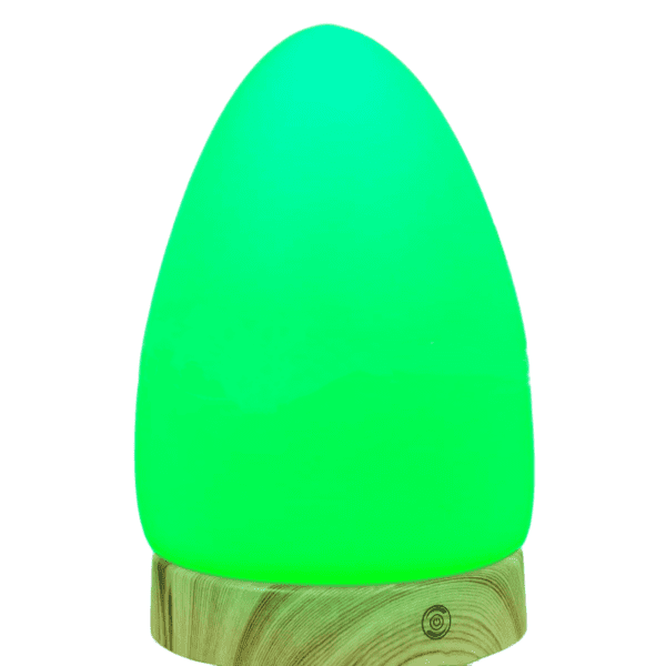 Green Light Therapy Lamp (520nm) – Boost Sleep & Relaxation, Improve Mood | Bullet Design, Adjustable Brightness & Timer