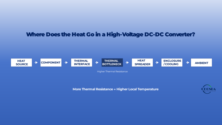 Where Does the Heat Go in a High-Voltage DC-DC Converter